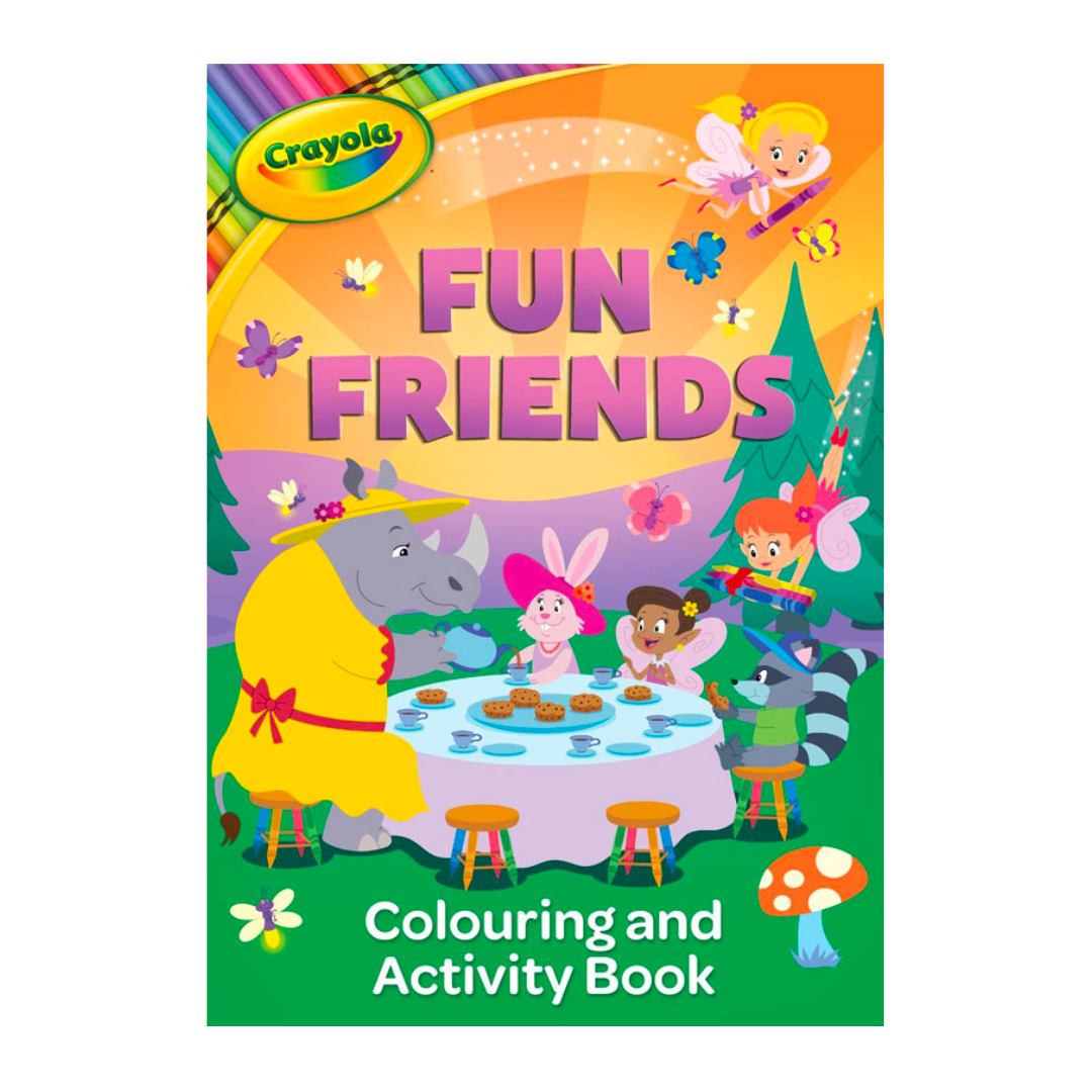 Crayola Fun Friends Colouring & Activity Book - The English Bookshop Kuwait