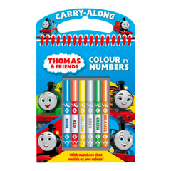 Thomas & Friends Colour By Numbers - The English Bookshop Kuwait