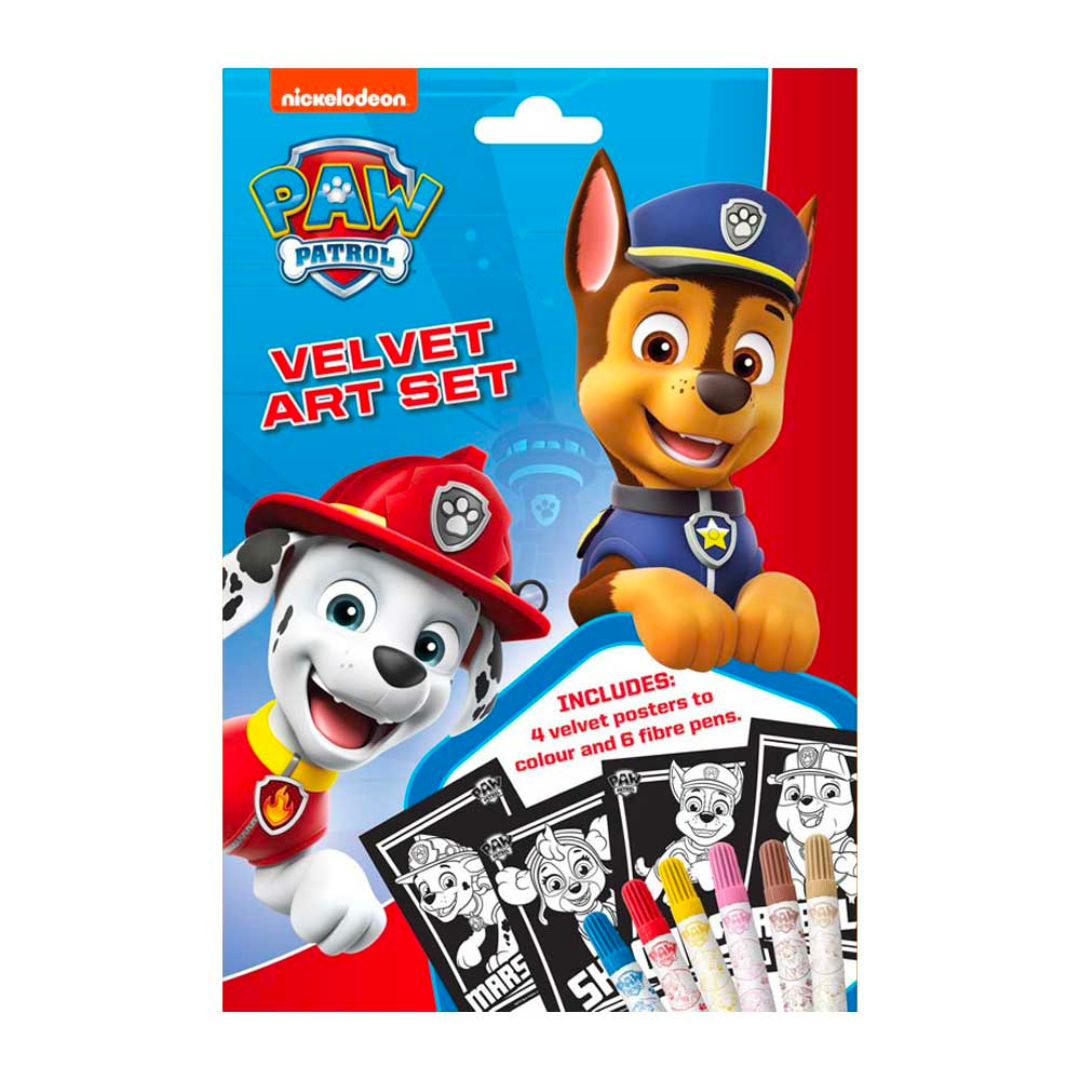 Paw Patrol Velvet Art - The English Bookshop Kuwait