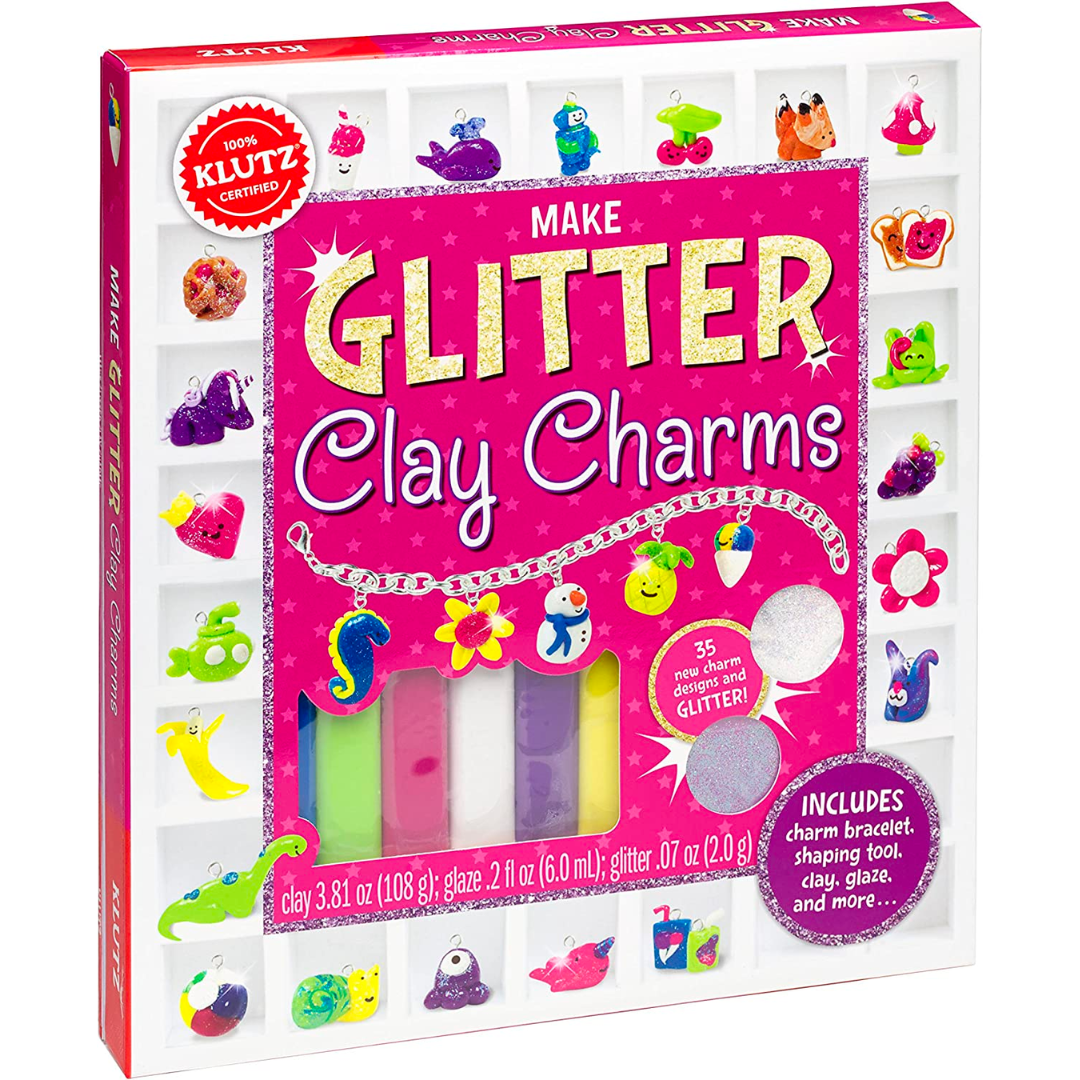 Klutz Make Glitter Clay Charms Craft Kit - The English Bookshop Kuwait