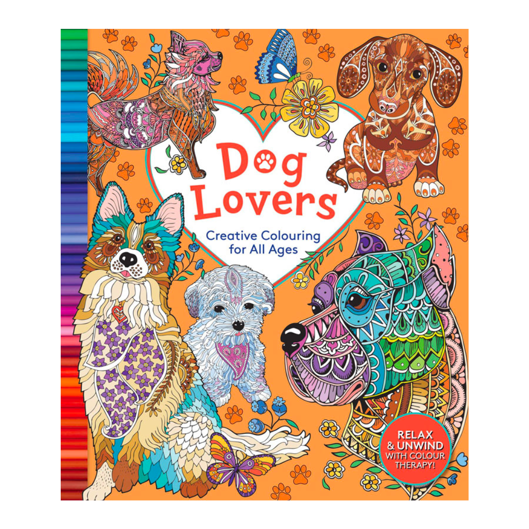 Deluxe Creative Colouring Books - Dogs - The English Bookshop Kuwait