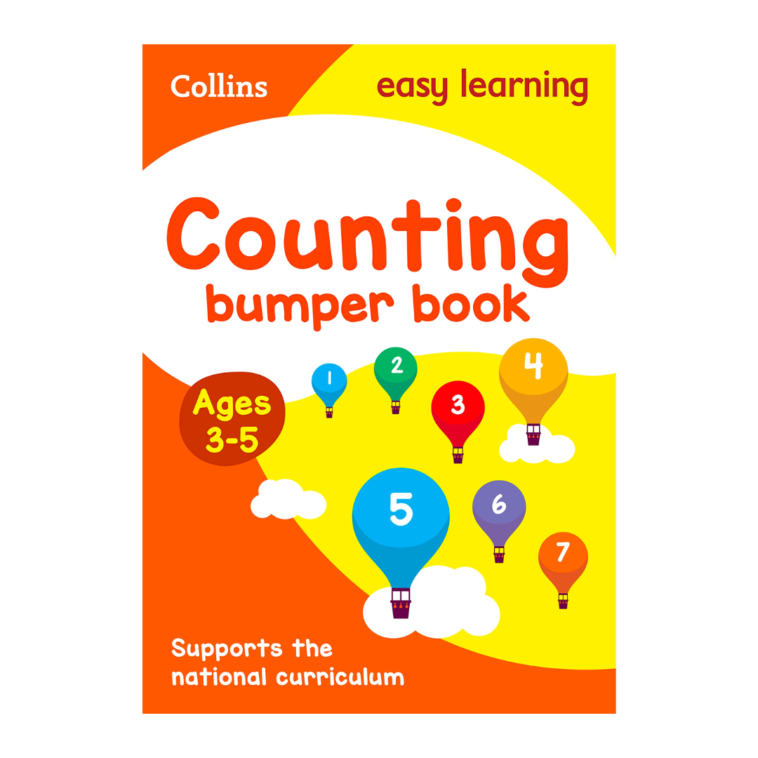 Counting Bumper Book Ages 3-5: Ideal for home learning (Collins Easy Learning Preschool) - The English Bookshop Kuwait