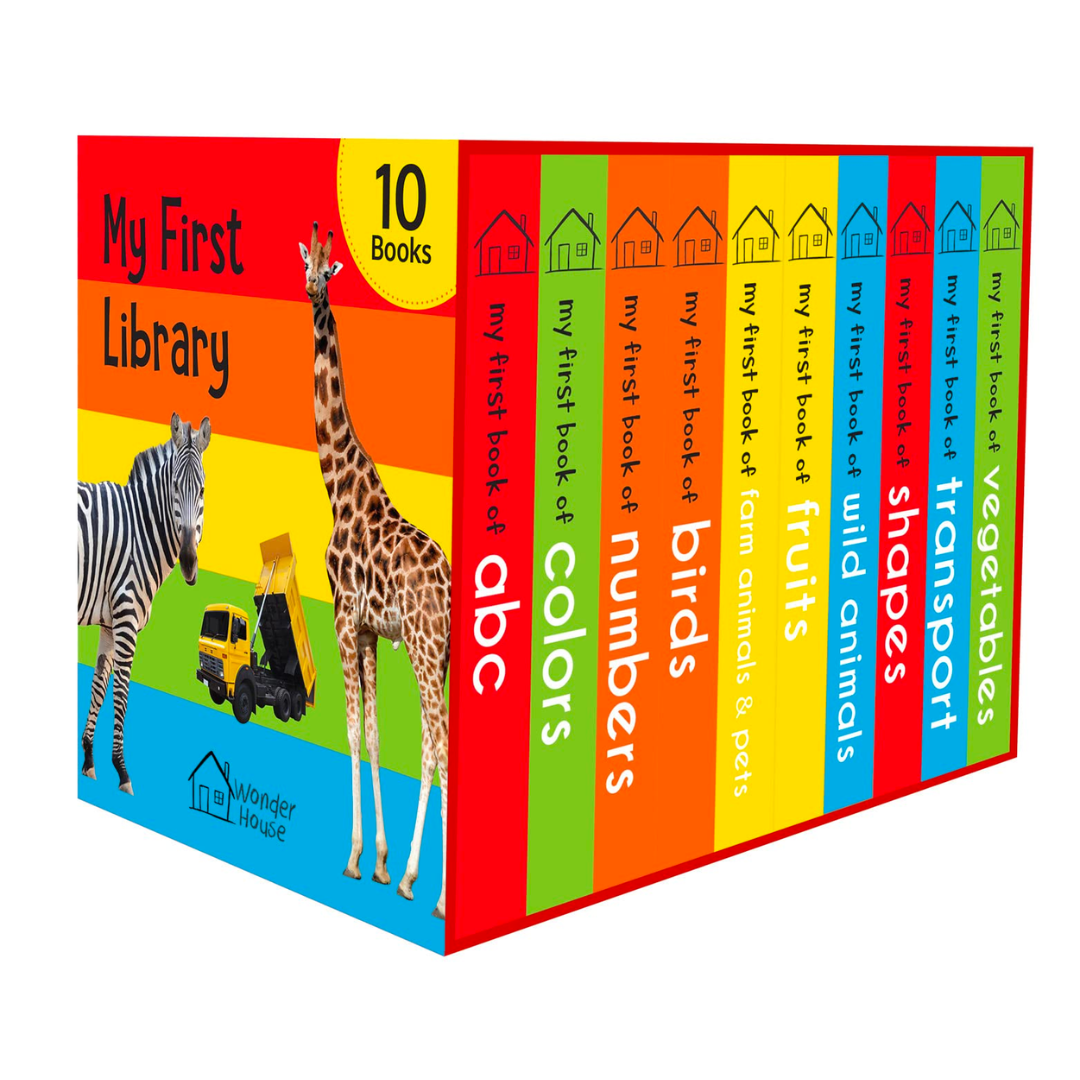 My First Library: Boxset of 10 Board Books for Kids - The English Bookshop Kuwait