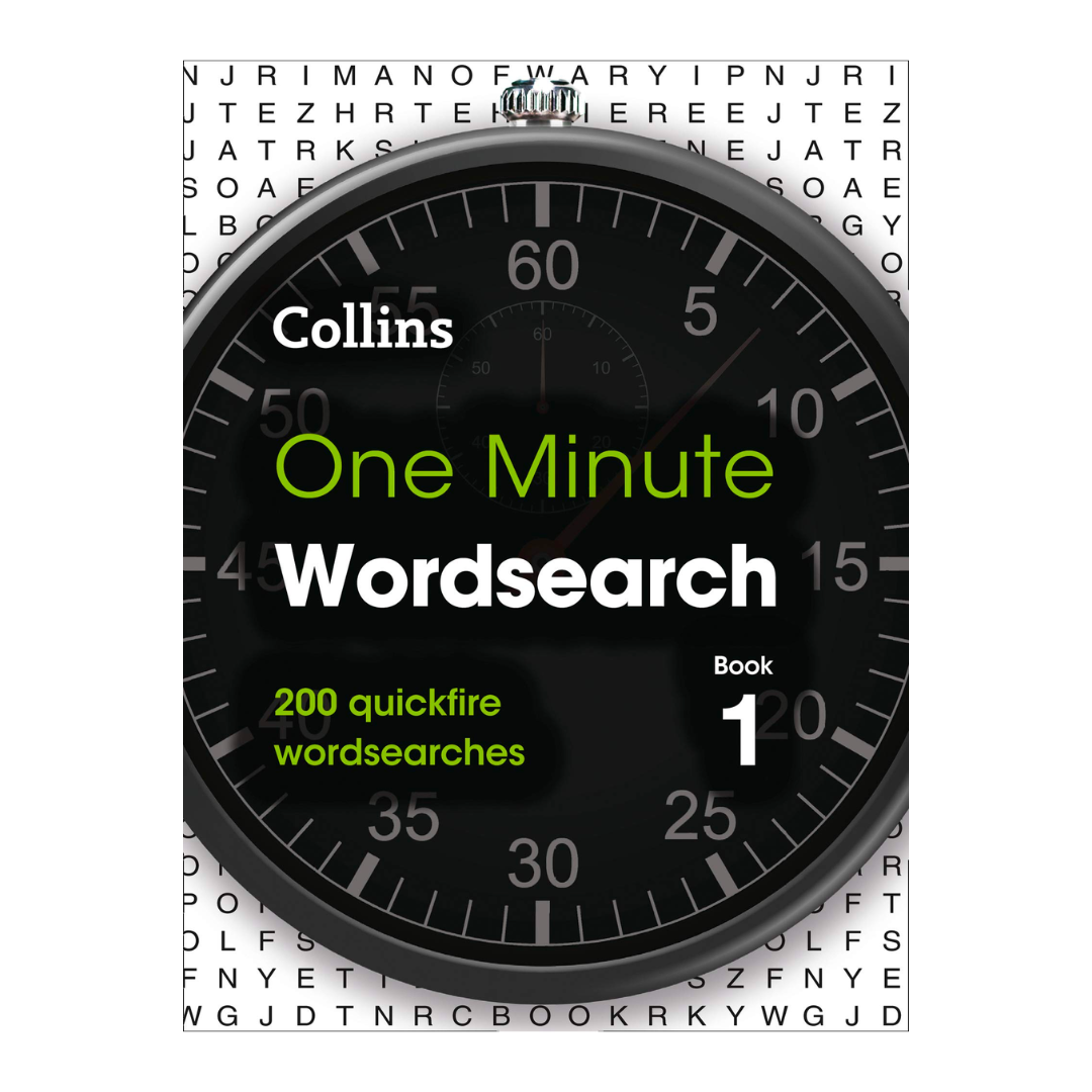 One Minute Wordsearch Book 1: 200 Quickfire Wordsearches - The English Bookshop Kuwait