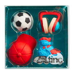 Tinc Cool Dude Erasers Collection Pack for Kids - Use at School & Homework - The English Bookshop Kuwait