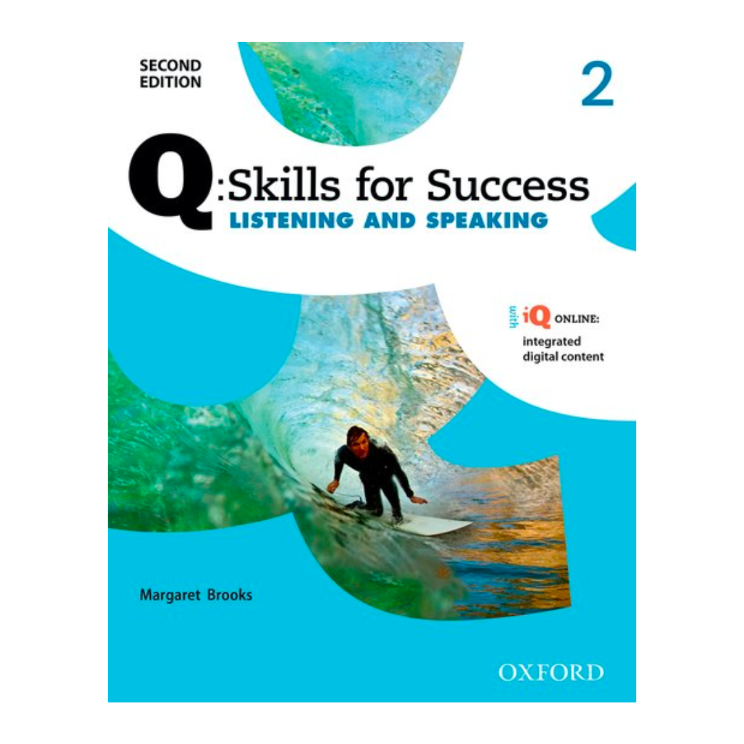 Q Skills For Success 2E: Level 2 Listen And Speak Student's Book With iQ Online - The English Bookshop Kuwait
