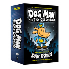 Dog Man: The Epic Collection: From the Creator of Captain Underpants (Dog Man #1-3 Box Set) - The English Bookshop Kuwait