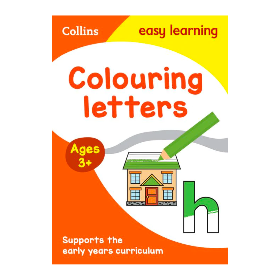 Collins Easy Learning Preschool - Colouring Letters Early Years Age 3+ (Collins Easy Learning Preschool) - The English Bookshop Kuwait