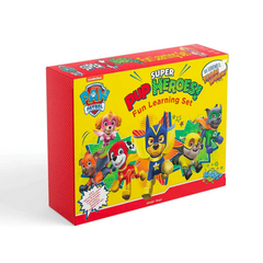 Nickelodeon Paw Patrol - Super Pup Heroes Off Duty! : Fun Learning Set (With Wipe And Clean Mats, Coloring Sheets, Stickers, Appreciation Certificate And Pen) - The English Bookshop Kuwait