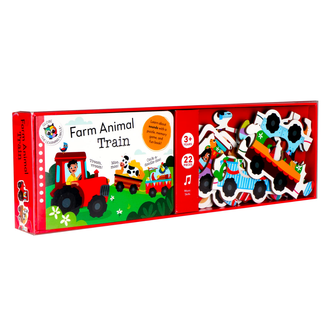 Farm Animal Train (Learning Train) - The English Bookshop Kuwait