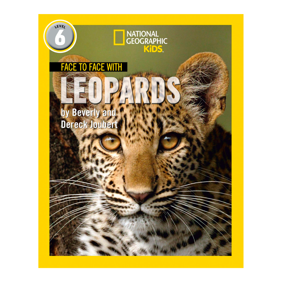 Face to Face with Leopards: Level 6 (National Geographic Readers) - The English Bookshop Kuwait