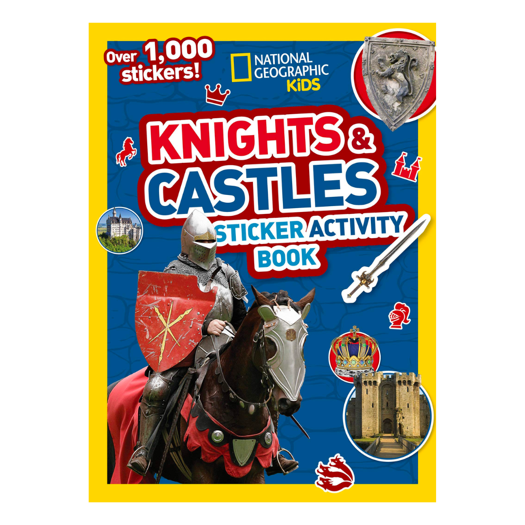 Knights and Castles Sticker Activity Book (National Geographic Kids) - The English Bookshop Kuwait