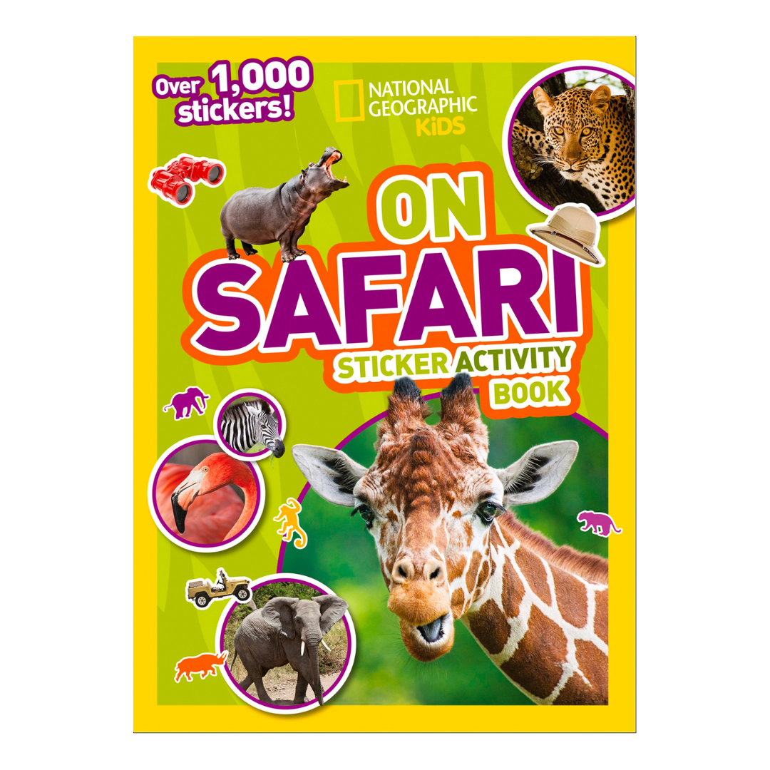 Safari Sticker Activity Book (Special Sales UK Edition): Over 1,000 Stickers! (National Geographic Kids) - The English Bookshop Kuwait