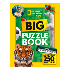 Big Puzzle Book: More than 250 brain-tickling quizzes, sudokus, crosswords and wordsearches (National Geographic Kids) - The English Bookshop Kuwait