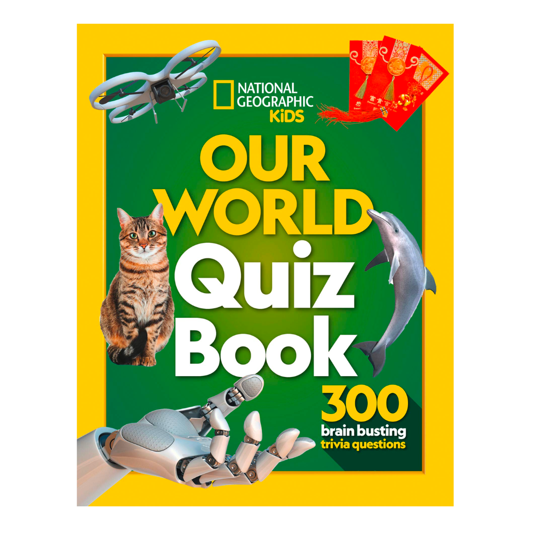 Our World Quiz Book: 300 brain busting trivia questions (National Geographic Kids) - The English Bookshop Kuwait