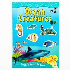 Ocean Creatures Sticker Book - The English Bookshop Kuwait