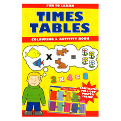 Times Table Activity Book - The English Bookshop Kuwait