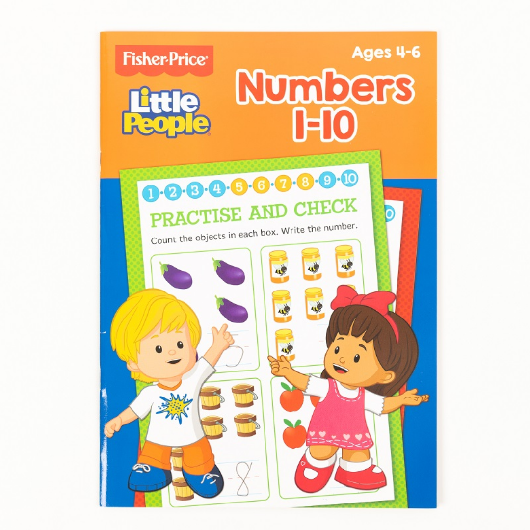 Fisher-Price Numbers Activity Book - The English Bookshop Kuwait