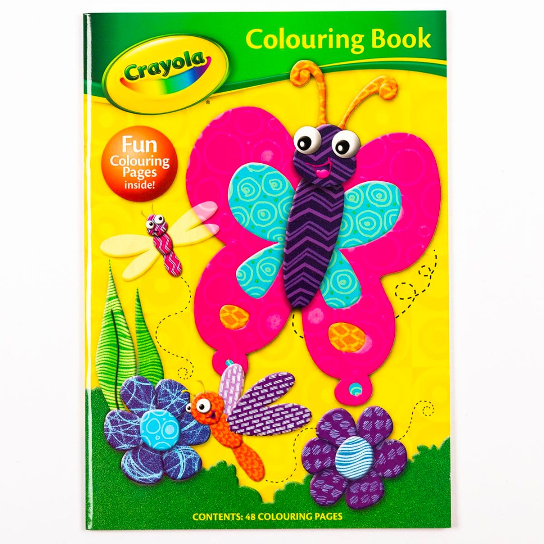 Crayola Colouring Book Butterfly - The English Bookshop Kuwait