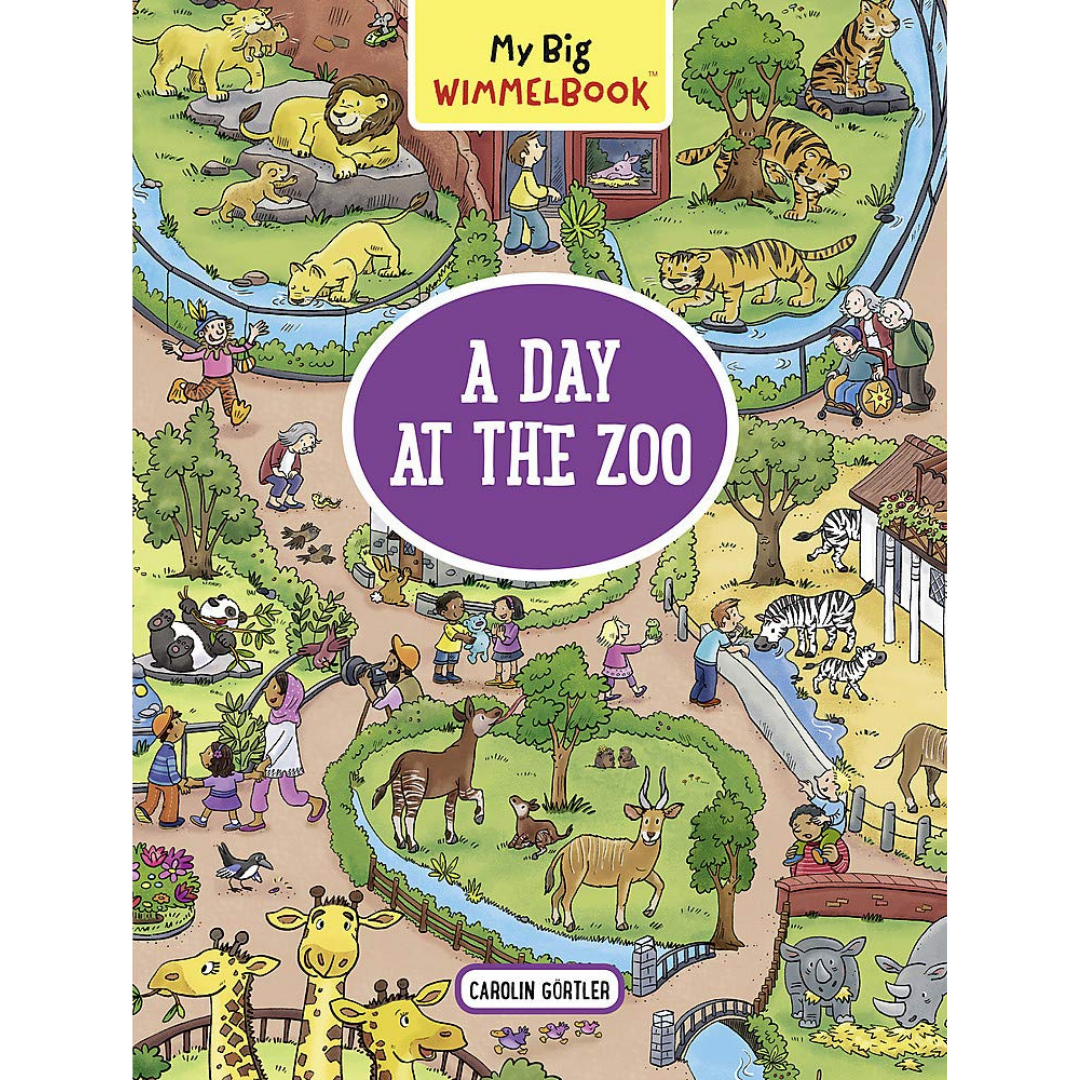 My Big Wimmelbook-A Day at the Zoo - Stefan Lohr - The English Bookshop