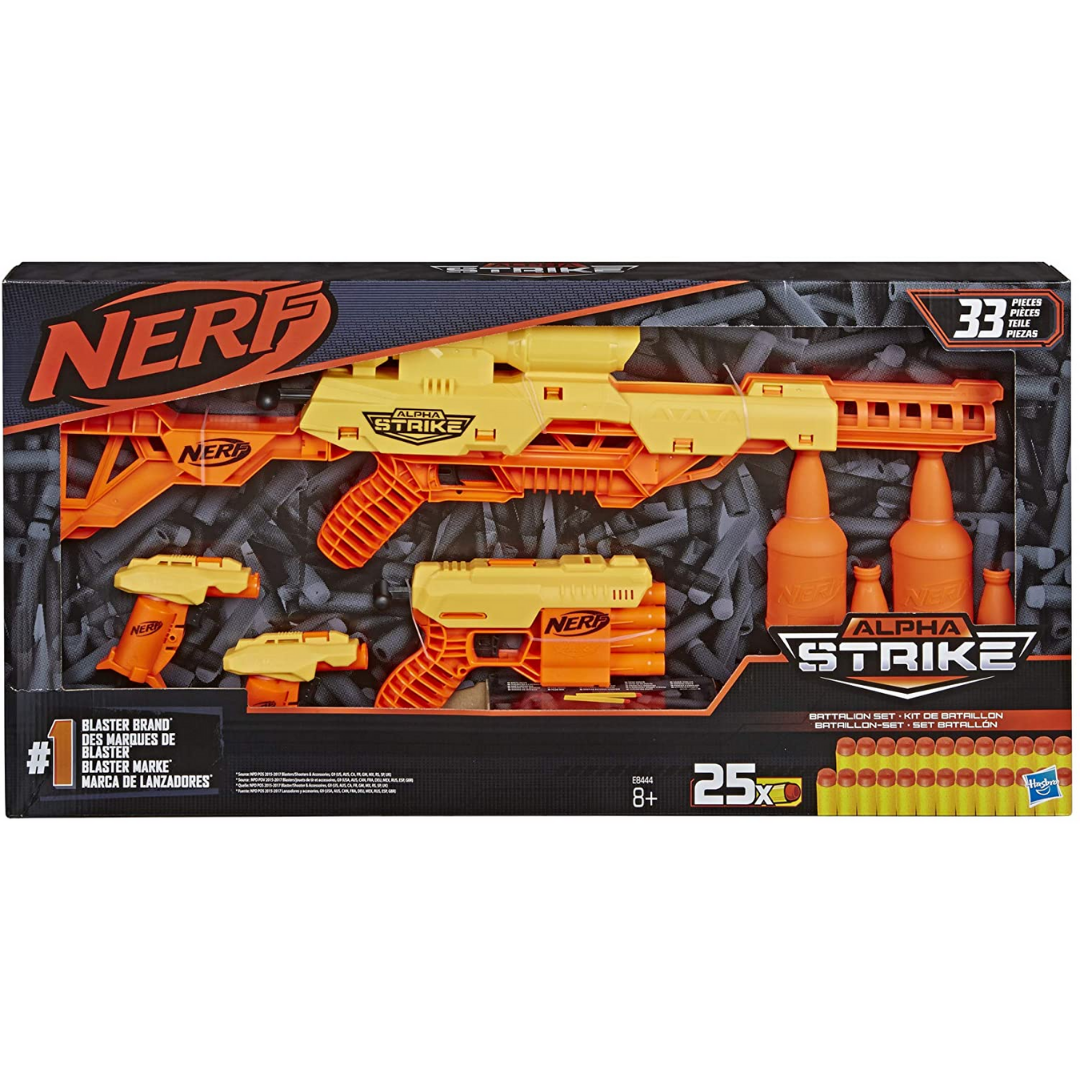 NERF Alpha Strike Battalion Set - The English Bookshop