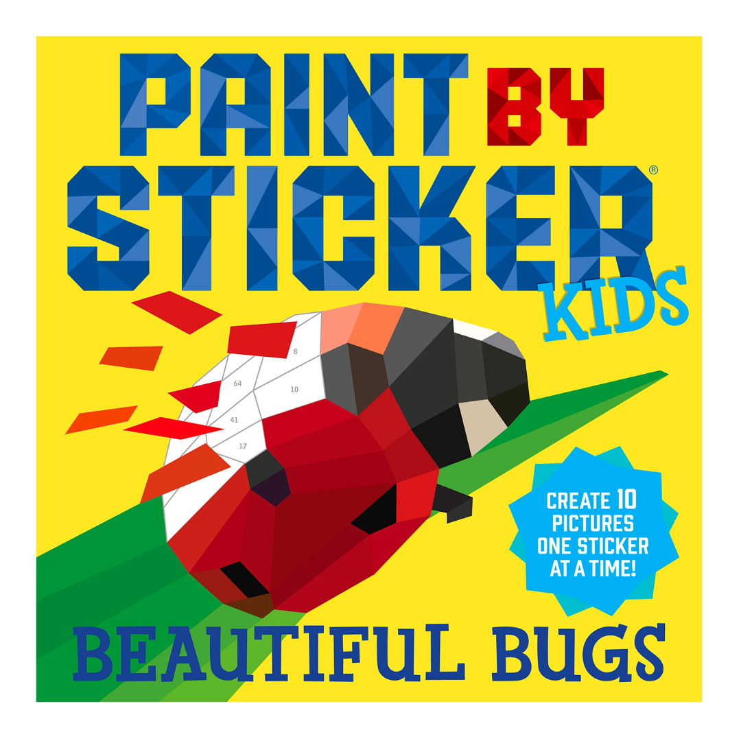 Paint by Sticker Kids: Beautiful Bugs: Create 10 Pictures One Sticker at a Time! (Kids Activity Book, Sticker Art, No Mess Activity, Keep Kids Busy) - The English Bookshop Kuwait