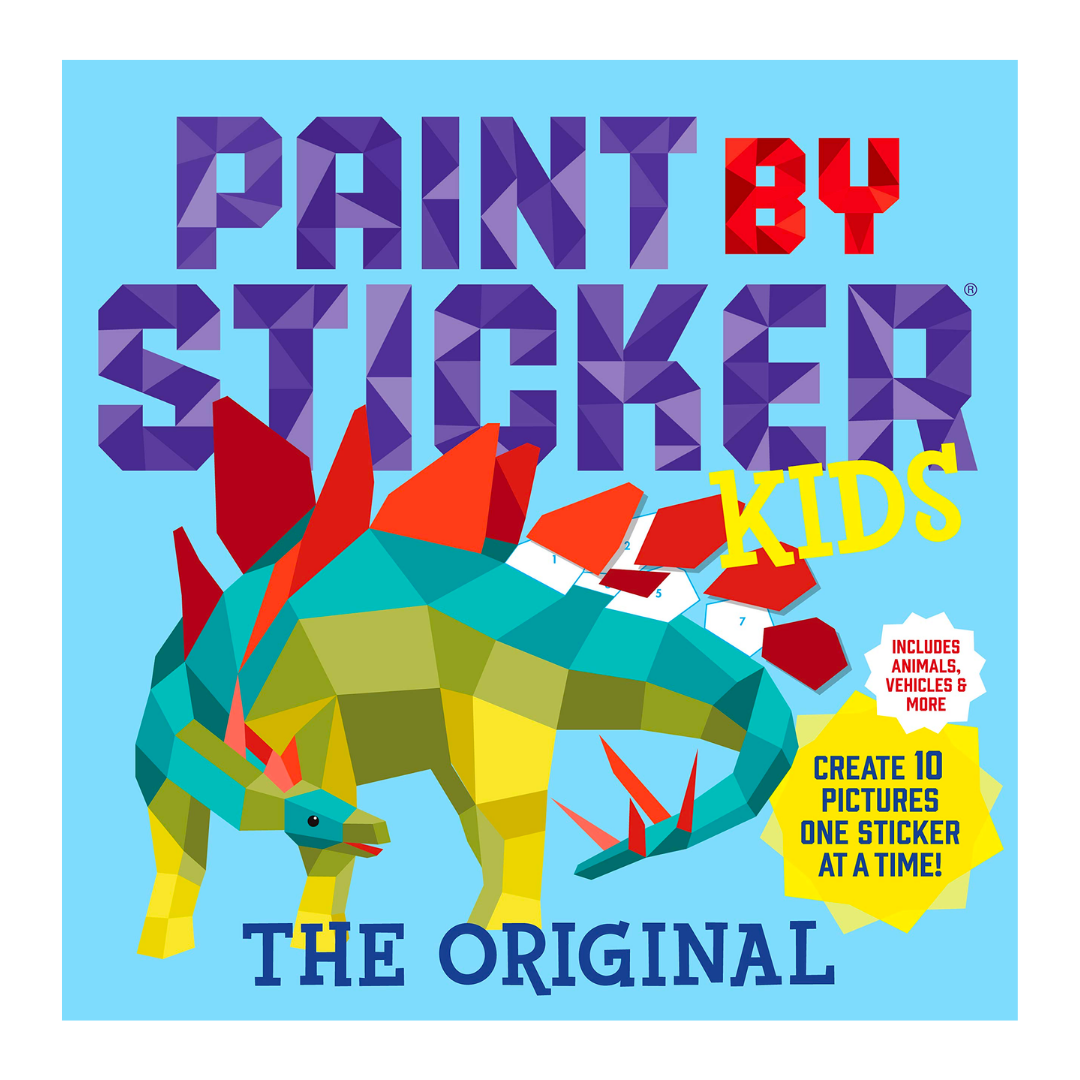 Paint by Sticker Kids, The Original: Create 10 Pictures One Sticker at a Time! (Kids Activity Book, Sticker Art, No Mess Activity, Keep Kids Busy) - The English Bookshop Kuwait
