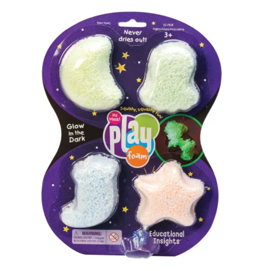 Playfoam® Glow In The Dark 4-Pack - The English Bookshop