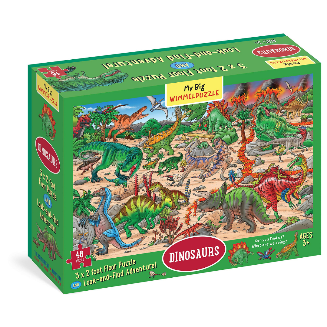 My Big Wimmelpuzzle-Dinosaurs Floor Puzzle, 48-Piece - Stefan Lohr - The English Bookshop