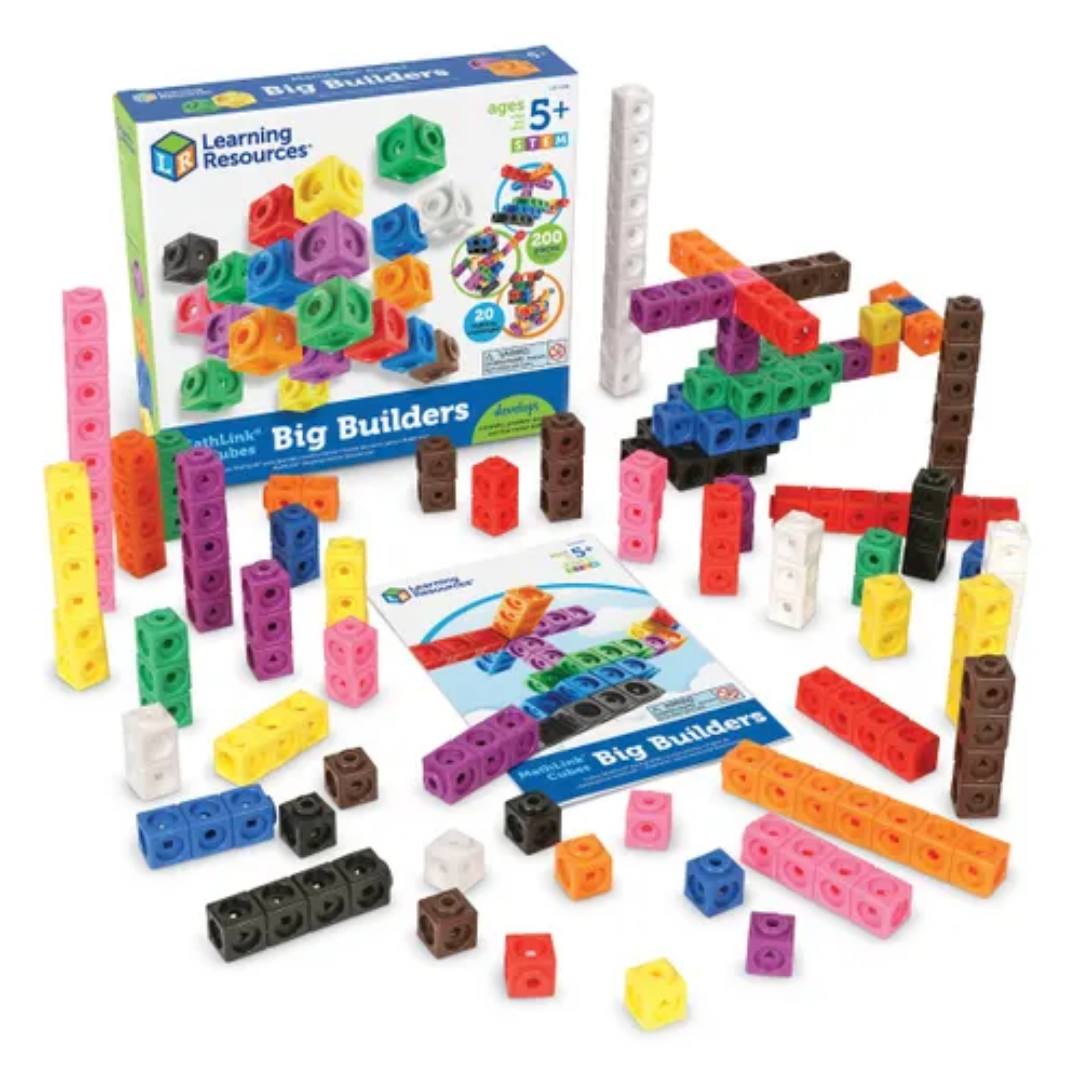 MathLink® Cubes Big Builders™ - The English Bookshop