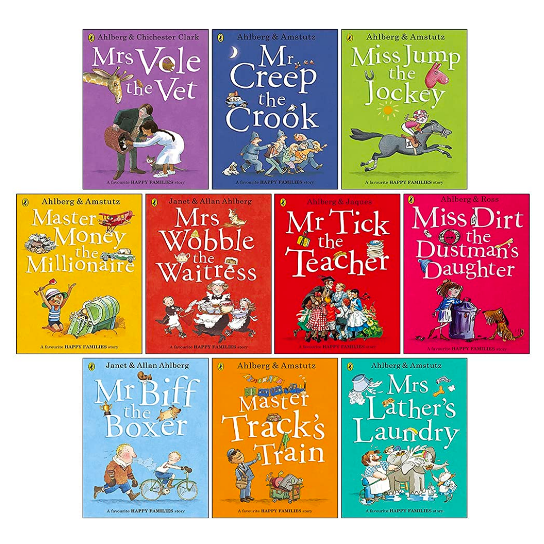 Happy Families Collection 10 Books Set - The English Bookshop Kuwait