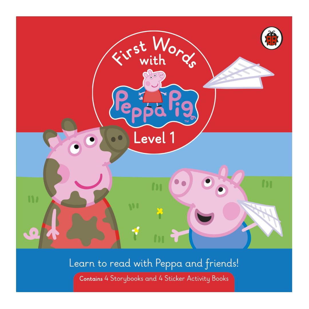 First Words with Peppa Level 1 Box Set - The English Bookshop Kuwait