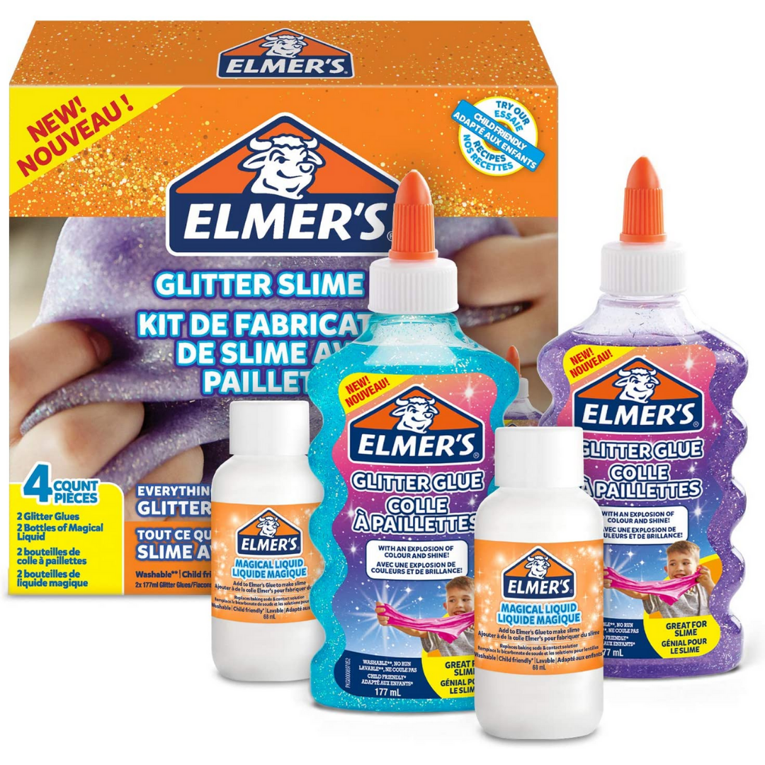 Elmer's Glitter Slime Kit - The English Bookshop