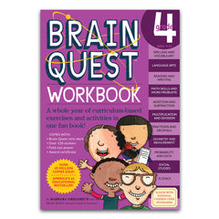 Brain Quest Workbook: Grade 4 - Workman Publishing - The English Bookshop