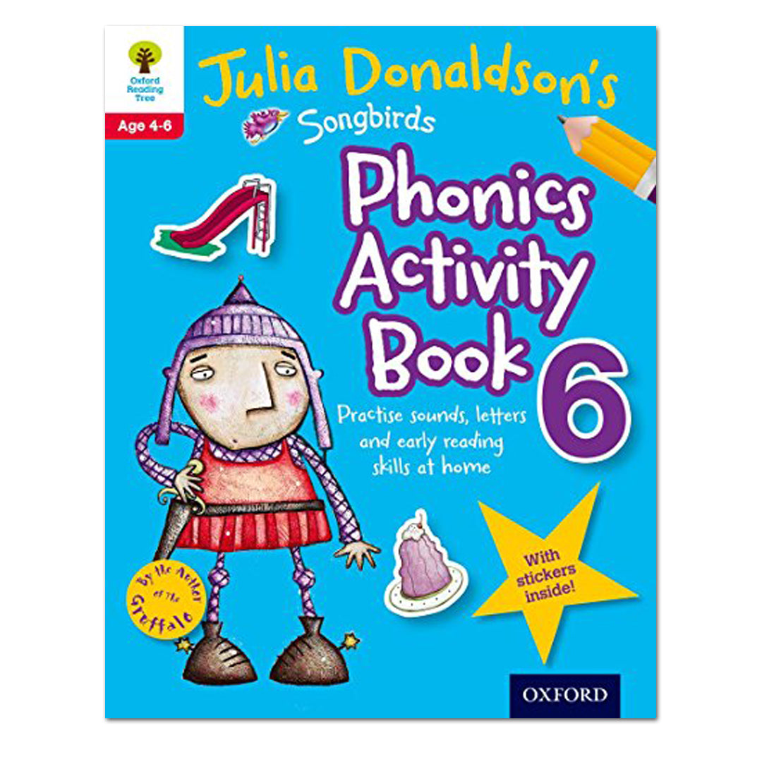 Oxford Reading Tree: Julia Donaldson Song Phonics Activity Book 6 - Julia Donaldson - The English Bookshop