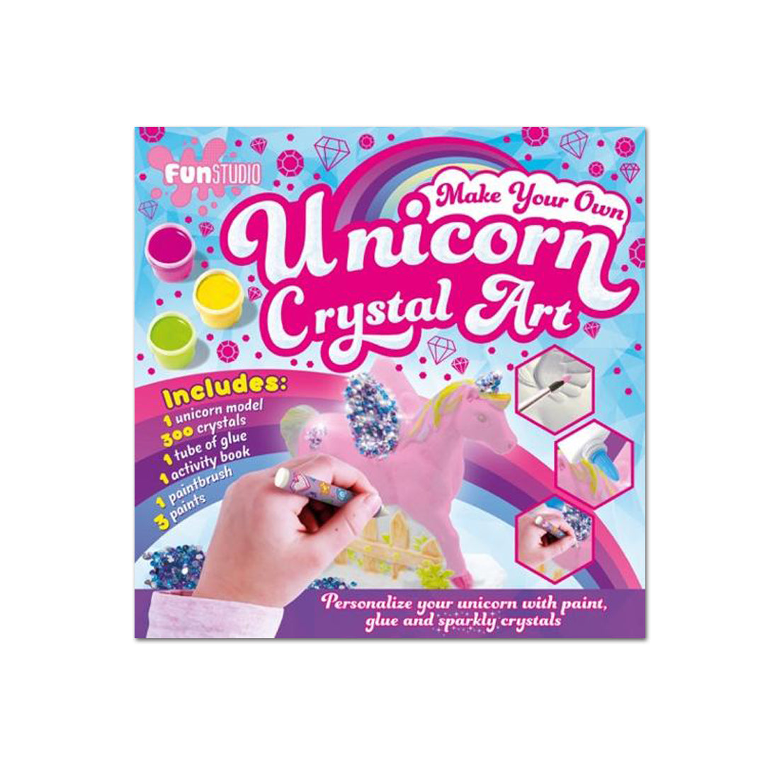 Fun Studio: Make Your Own Unicorn Crystal Art - Bookoli Ltd - The English Bookshop