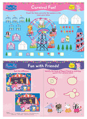 Peppa Pig - Peppa Loves Carnival : Fun Learning Set (With Wipe And Clean Mats, Coloring Sheets, Stickers, Appreciation Certificate And Pen) - The English Bookshop Kuwait