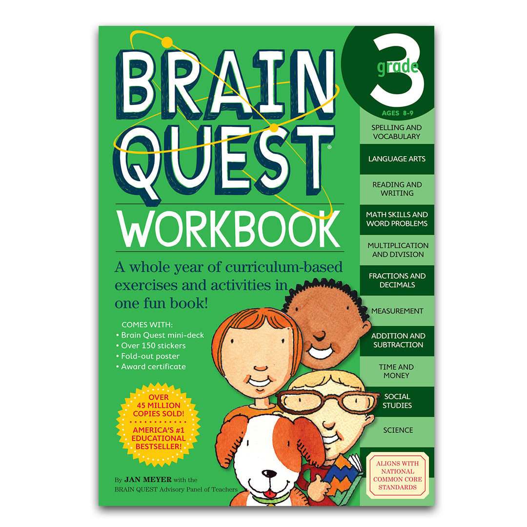 Brain Quest Workbook: Grade 3 - Workman Publishing - The English Bookshop