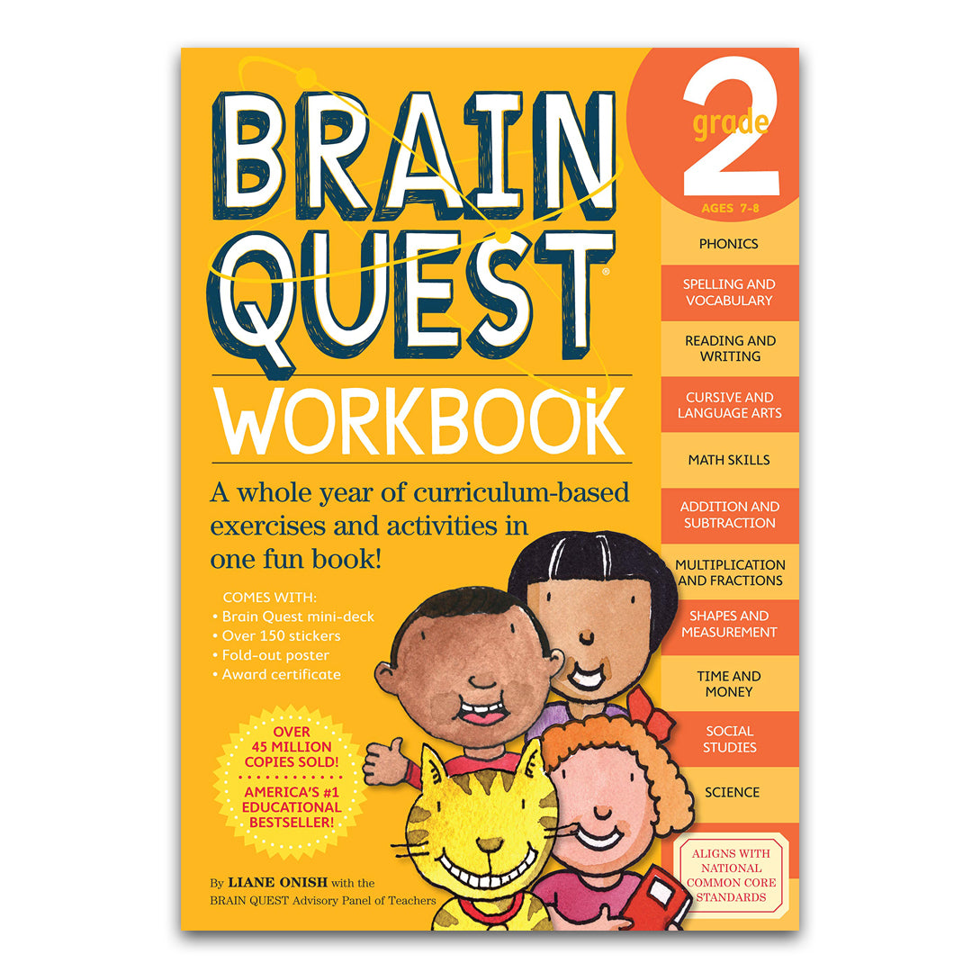 Brain Quest Workbook, Grade 2 - Workman Publishing - The English Bookshop
