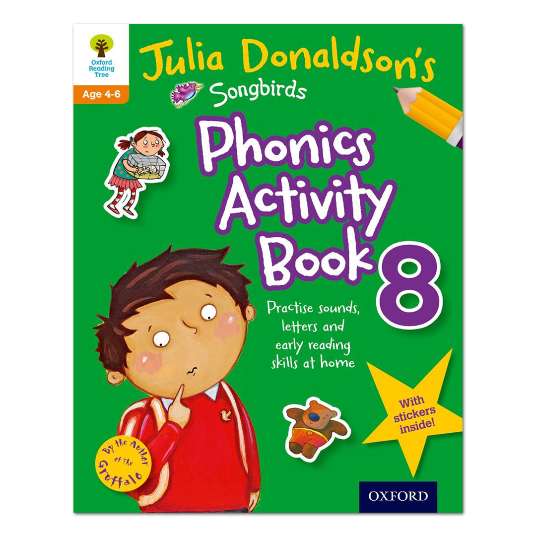 Oxford Reading Tree: Julia Donaldson Song Phonics Activity Book 8 - Julia Donaldson - The English Bookshop