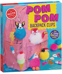 Klutz Pom-POM Backpack Clips Craft Kit - The English Bookshop Kuwait