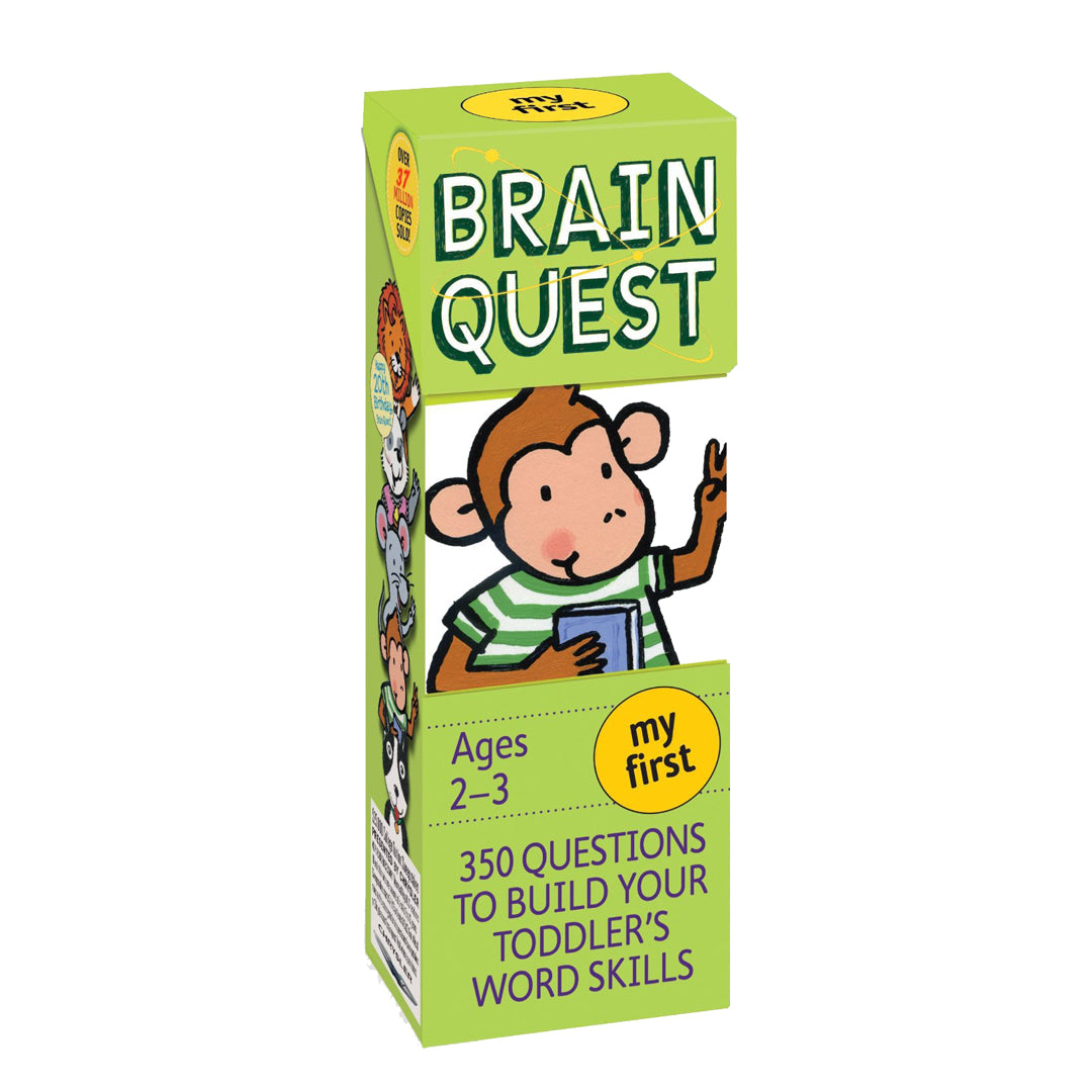 My First Brain Quest, revised 4th edition: 350 Questions and Answers to Build Your Toddlers Word Skills - Workman Publishing - The English Bookshop