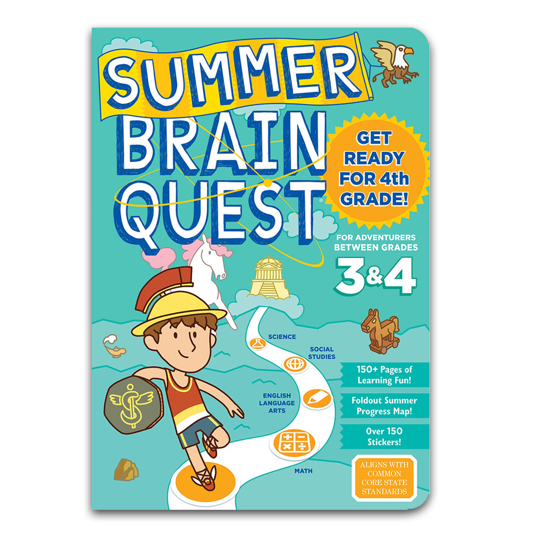 Summer Brain Quest: Between Grades 3 & 4 - Workman Publishing - The English Bookshop