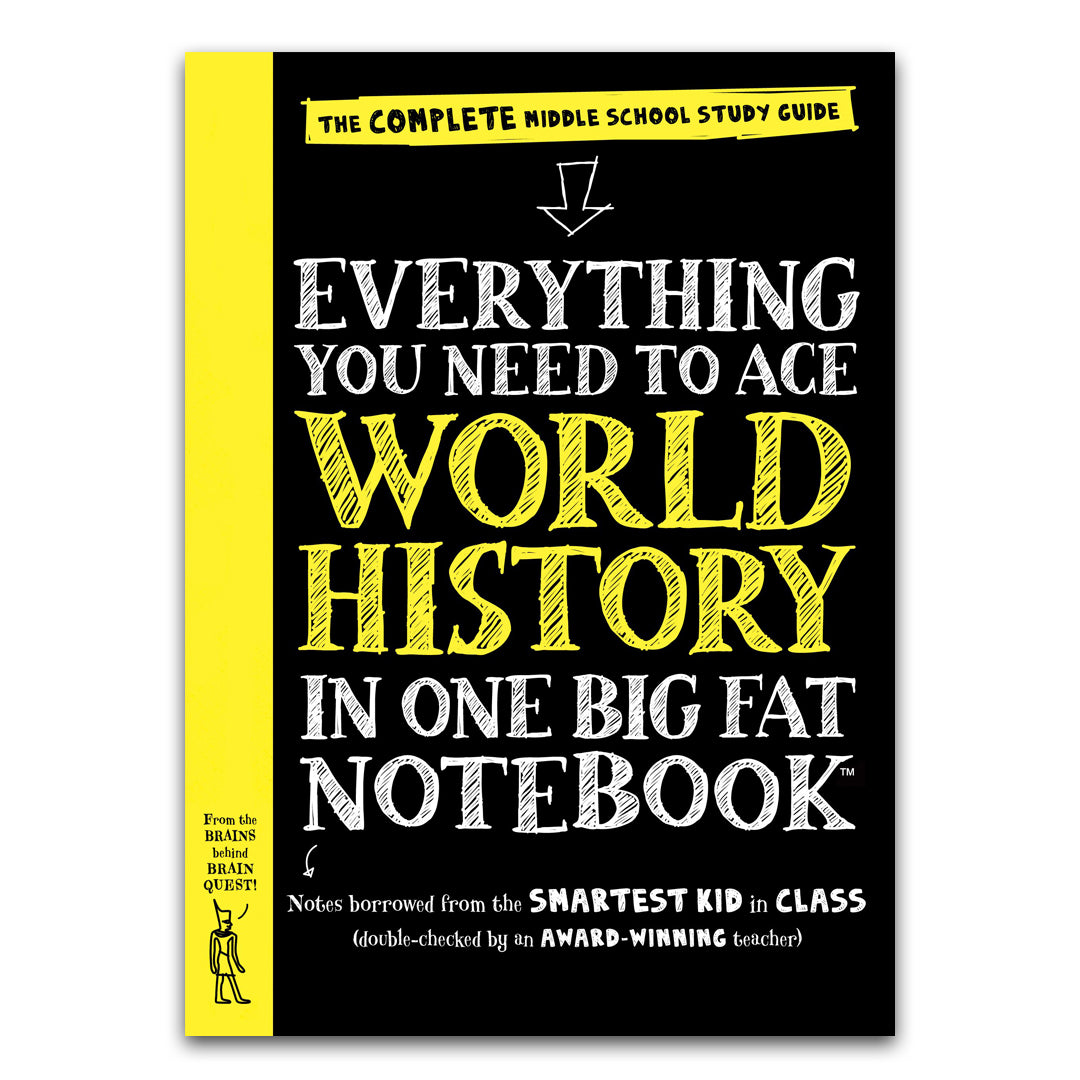 Everything You Need to Ace World History in One Big Fat Notebook: The Complete Middle School Study Guide (Big Fat Notebooks) - Workman Publishing - The English Bookshop