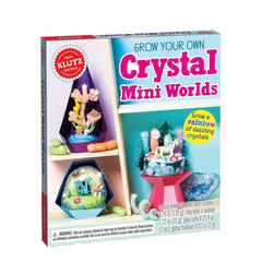 Klutz Grow Your Own Crystal Mini Worlds Science & Activity Kit - Klutz - The English Bookshop