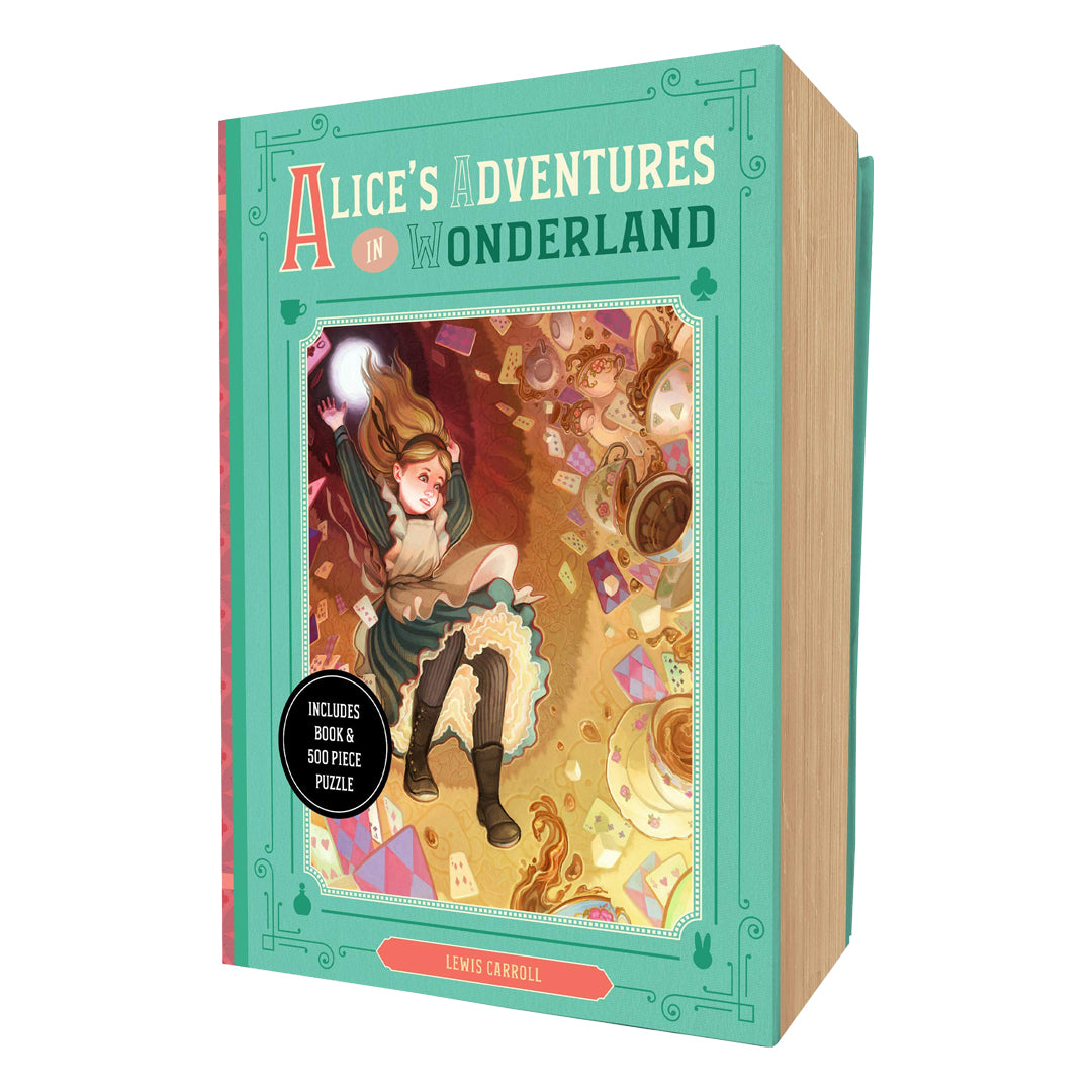 Alice's Adventures in Wonderland Book and Puzzle Box Set (Classic Book and Puzzle Set Series) - Workman Publishing - The English Bookshop