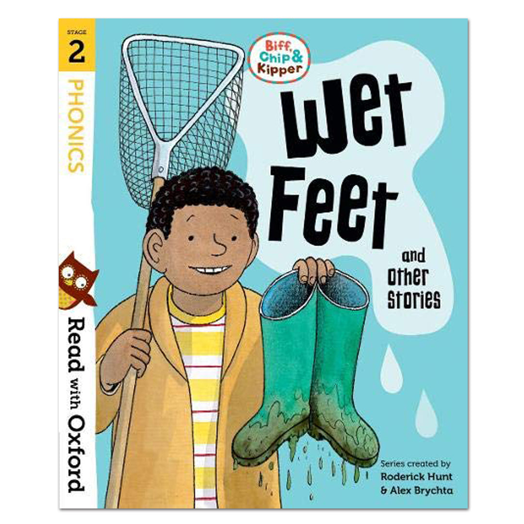 Read with Oxford: Stage 2: Biff, Chip and Kipper: Wet Feet and Other Stories - Roderick Hunt - The English Bookshop