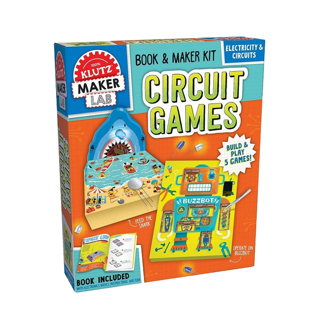 Circuit Games: Maker Lab (Klutz STEM Kit) - Klutz - The English Bookshop