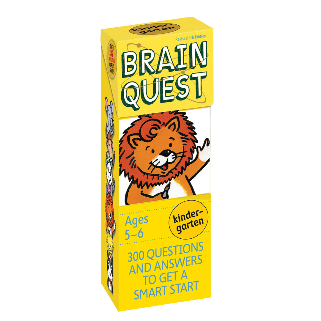 Brain Quest Kindergarten, Revised 4th Edition: 300 Questions and Answers to Get a Smart Start (Brain Quest Decks) - Workman Publishing - The English Bookshop